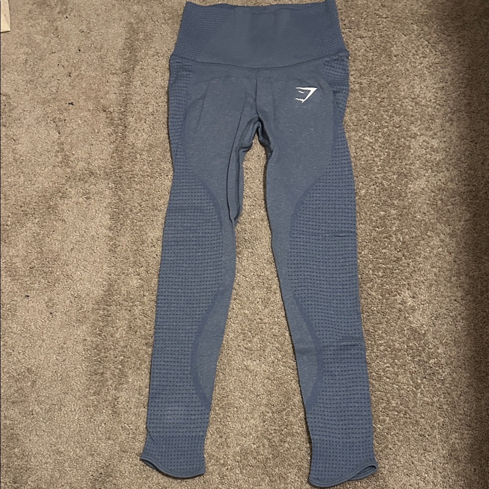 Gymshark Blue Cropped Leggings Size XS